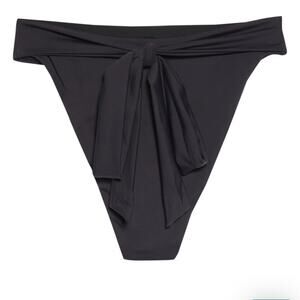 Good American 10 Ways to Wear Bikini Bottoms sz 1 Black